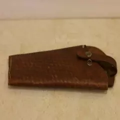 VINTAGE GENUINE LEATHER PISTOL CASE/HOLDER