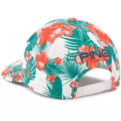 New Ping Limited PUA ALOHA White/Floral Tour Snapback Adjustable Hat/Cap