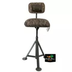 NEW BANDED GEAR TRIPOD BLIND STOOL - ADJUSTABLE PIT CHAIR PADDED CAMO SWIVEL -