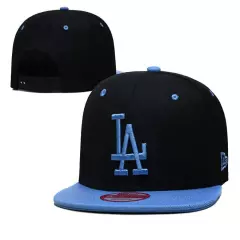 LA Baseball Cap Los Angeles Flat Brim Sanpbacks Made From Premium Quality Cotton