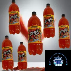 Brisk Blood Orange Iced Tea, 1L Bottle (6 PACK / 6 BOTTLES)