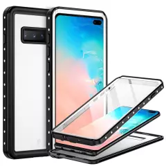 For Samsung Galaxy S10 Plus Waterproof Case Shockproof Built in Screen Protector