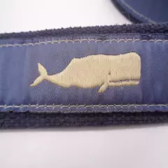 The Belted Cow Co. Main Blue Whale Belt - L