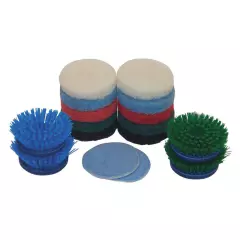 BISSELL COMMERCIAL CCKIT1 Floor Scrubber Kit,11 in L,Blue/Grn 52ZC11