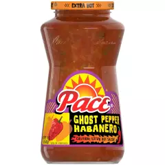 Pace Extra Hot Ghost Pepper & Habanero Salsa, 16oz