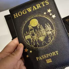 New Hogwarts, Harry Potter Faux Leather Passport Covers - FREE USA Shipping