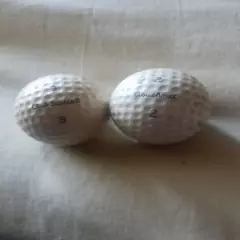 2 VINTAGE ACUSHNET TITLEIST CLUB SPECIAL GOLF BALL #1 & #3 RARE COLLECTIBLE