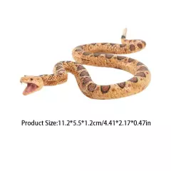 Fake Snake for Garden Rubber Rattlesnake Scary Snake Toy NICE NEW