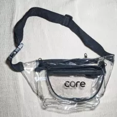 Core Waist Transparent Fanny Waist Pack Bag Travel Music Festival Approved 