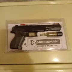 Marksman 1018 .177 Caliber Air Pistol with Speedloader And Fiber Optic Sites