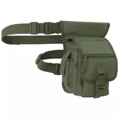 Brandit Side Kick Bag Sport Carry Pack Belted Pocket Leg Pouch Waist Belt Olive