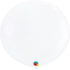 Qualatex Round Diamond Clear Latex Balloons