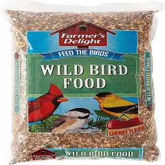 Farmer's Delight Wild Bird Food with Cherry Flavor, 10-Pound Bag