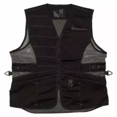 Browning Women's Ace Shooting Vest-Black/Black