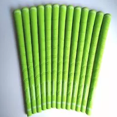 Brand NEW 13pcs Innovation Decade Rubber Grip Grips 0.58" Std Pride Lime Green