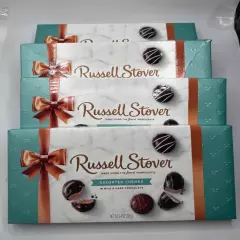 Russell Stover Assorted Crèmes in Milk & Dark Chocolate 9.4oz Pack of 4, ASK EXP