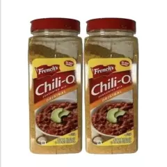 Lot Of 2 French's Original Chili-O Seasoning Mix MSG Free 19.25oz Chili Mix