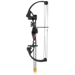 Bear Archery AYS300BR Youth Compound Bow Brave Rh Black Age 8+