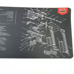 Tek Mat Springfield .45 ACP 9MM XD(s) Armory Gun Cleaning Bench Mat Mouse Pad