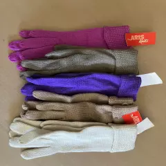 Aris - Lot Of 5 Soft Knit Gloves - One Size fits all (B)