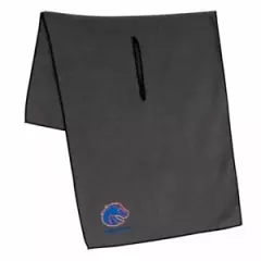 BOISE STATE BRONCOS BRONCO NATION GRAY MICROFIBER WAFFLE GOLF TOWEL 19"X41"