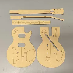 Guitar Building Templates 1958/1959 Les Paul Standard Guitar Luthier Template