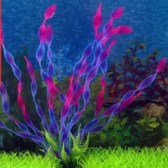 Aquarium Fish Tank Plant Creature Aquarium Decor Landscape Purple Aquatic Plant