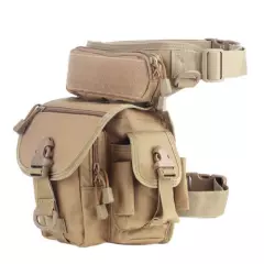 Tactical Drop Leg Bag Military Molle Waist Bag Outdoor Thigh Pack for Hunting