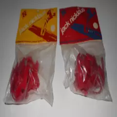 Vintage Jack Nicklaus Plastic Golf Tees Two Packs Total - Extremely Rare HTF NOS