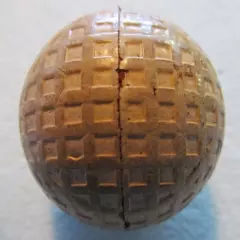 VINTAGE USED MESH RUBBER PRACTICE GOLF BALL VERY SOFT-HARD TO FIND