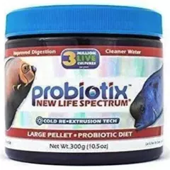 New Life Spectrum Probiotix Large Sinking Pellet Probiotic Diet Fish Food 300g