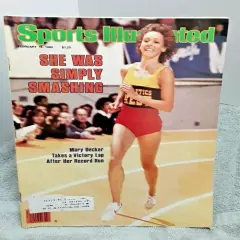 Sports Illustrated Magazine Mary Decker Record Run February 18 1980 