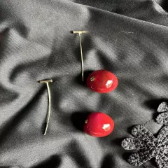 cherry earrings dangle