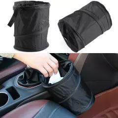 2Pack Foldable Portable Auto Car Trash Can Bag Organizer Leak Proof