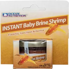 Ocean Nutrition Instant Baby Brine Shrimp 0.7-Ounces (20 Grams) Jar | Ready to U