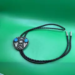 M&F Western Mexico Turquoise & Silver Tone Bolo Tie