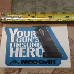 Mec-Gar MecGar Mec Gar Your Guns Unsung Hero Vinyl OEM/Original Decal / Sticker