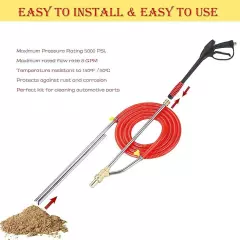 Pressure Washer Wet Sand Blaster Attachment Dustless Abrasive Sandblasting Kit