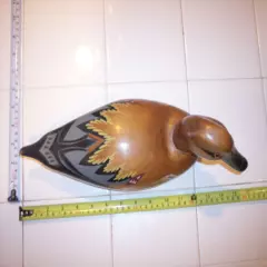 EXCELLENTLY HANDCRAFTED WOOD COLLECTIBLE 15in DECOY FEMALE MALLARD DUCK 