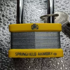 Factory New Springfield Armory Firearm Padlock Two Keys