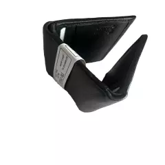 Wallet Trifold Genuine Leather Slim Black wholesale x 10