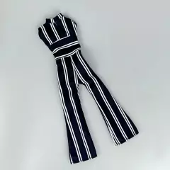 Black White Handmade Fashion Doll Clothes For 11.5" Doll 1/6 Outfit Set Jumpsuit