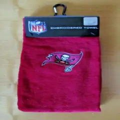 TAMPA BAY BUCCANEERS Wincraft Embroidered Dual-Textured 16 x 24 GOLF TOWEL NEW!