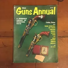 Lot Of 5 Vintage Gun Books Gun Digest (58,61,64) Guns Annual (63) Gun Book (55)