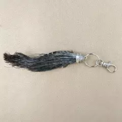 K57f Taxidermy Oddities Curiosities Turkey beard Key chain hook attachment bird