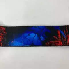 Buckle-Down Seatbelt Belt Batman Red Blue Black Skyline Adjustable Superhero