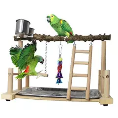  Bird Playground Birdcage Playstand Pet Bird Perch Platform Stand Parrot Play 