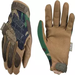 - Original Woodland Camo Tactical Gloves (Small, Camouflage)