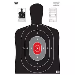 B/C Eze-Scorer BC27 Red Target 23"x35" 100 Pack