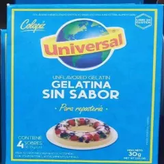 UNIVERSAL GELATINA SIN SABOR (COLAPIZ ) 3Pack 